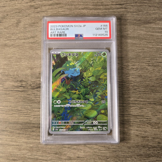 Bulbasaur #166 PSA 10 Japanese Scarlet & Violet 151