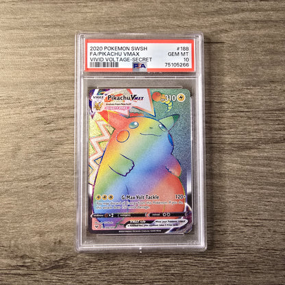 Pikachu VMAX #188 PSA 10