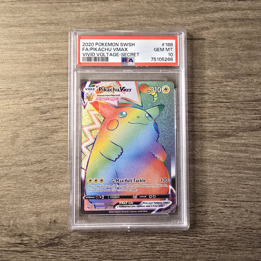 Pikachu VMAX #188 PSA 10