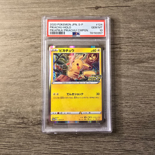 Pikachu #124/S-P PSA 10
