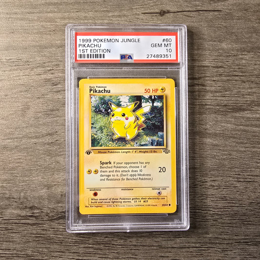 Pikachu [1st Edition] #60 PSA 10 Jungle
