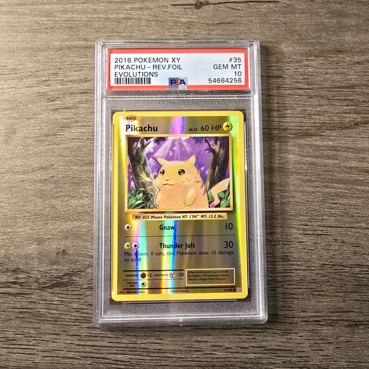 Pikachu #35 Reverse Holo PSA 10