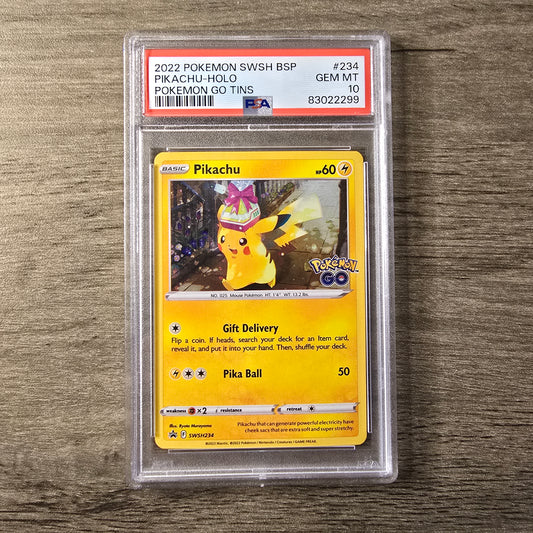 Pikachu #234 Stamp GO Promo PSA 10
