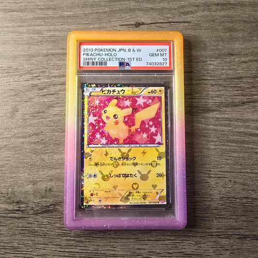 Pikachu B&W Shiny Collection #7 1st Edition PSA 10