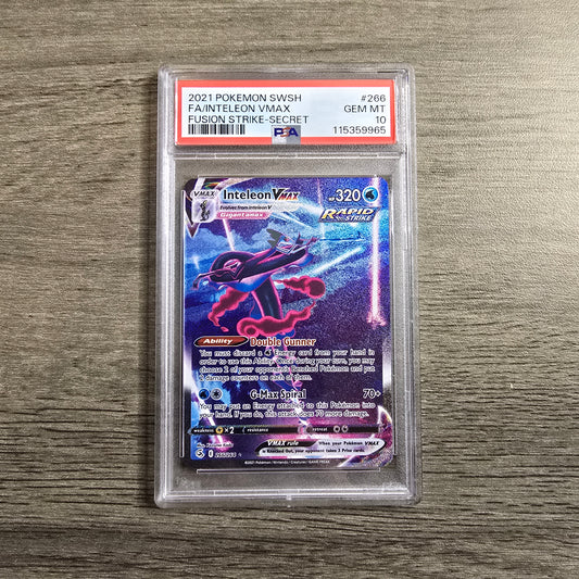 Inteleon VMAX #266 PSA 10 Fusion Strike