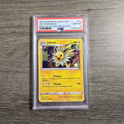 Jolteon #SWSH094 PSA 10 Promo