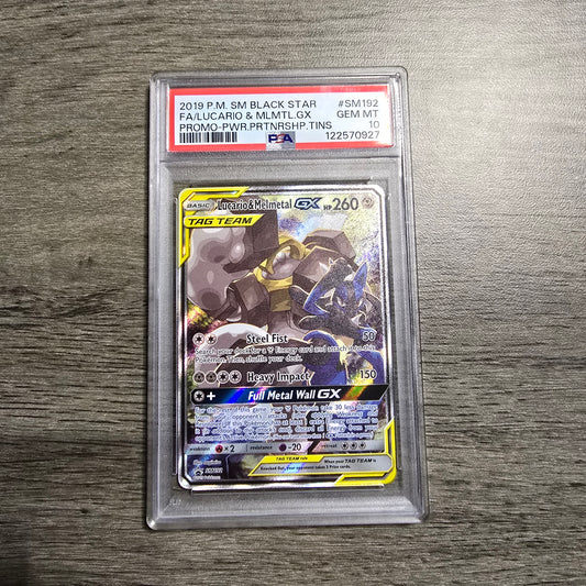 Lucario & Melmetal GX #SM192 PSA 10 Promo