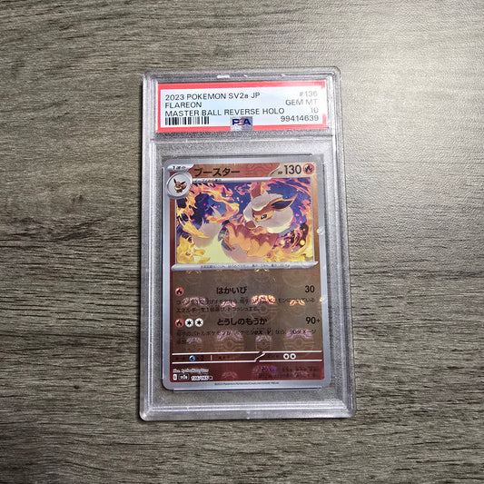 Flareon #136 Masterball PSA 10