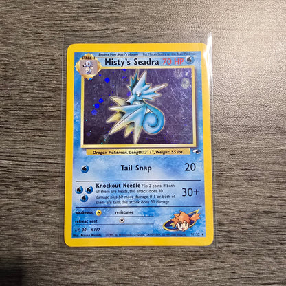 Misty's Seadra #9 Pokemon Gym Heroes LP