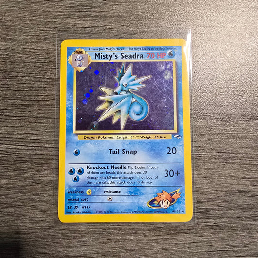 Misty's Seadra #9 Pokemon Gym Heroes LP