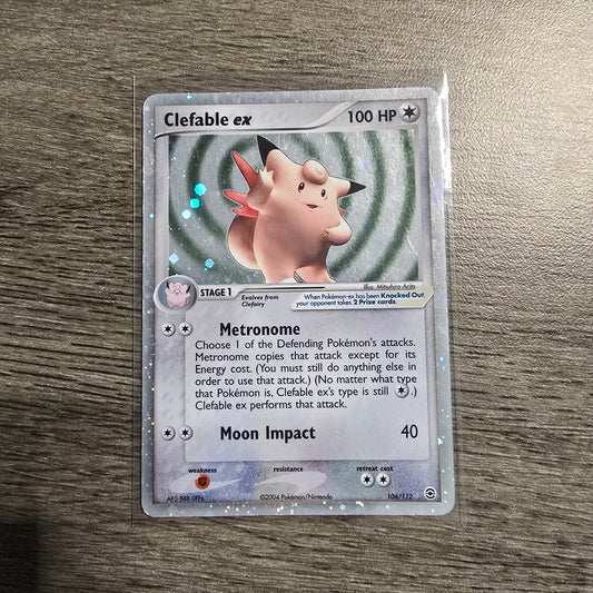 Clefable EX #106 Pokemon Fire Red & Leaf Green