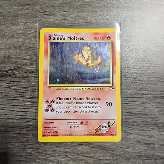 Blaine's Moltres #1 Pokemon Gym Heroes MP
