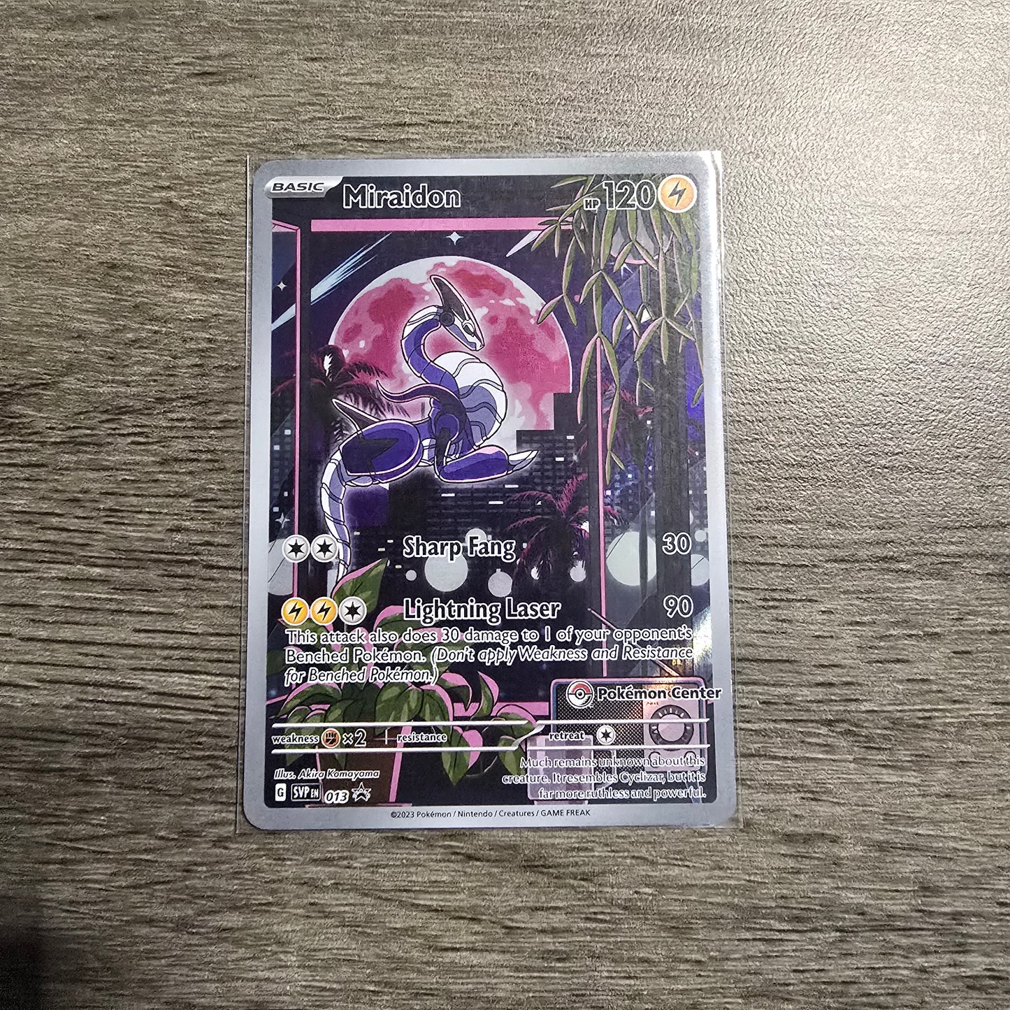 Miraidon [Pokemon Center] #13 Pokemon Promo