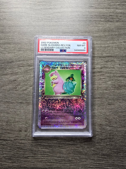 PSA 8 Dark Slowbro [Reverse Holo] #8