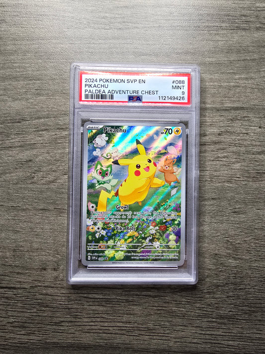 PSA 9 Pikachu #88
