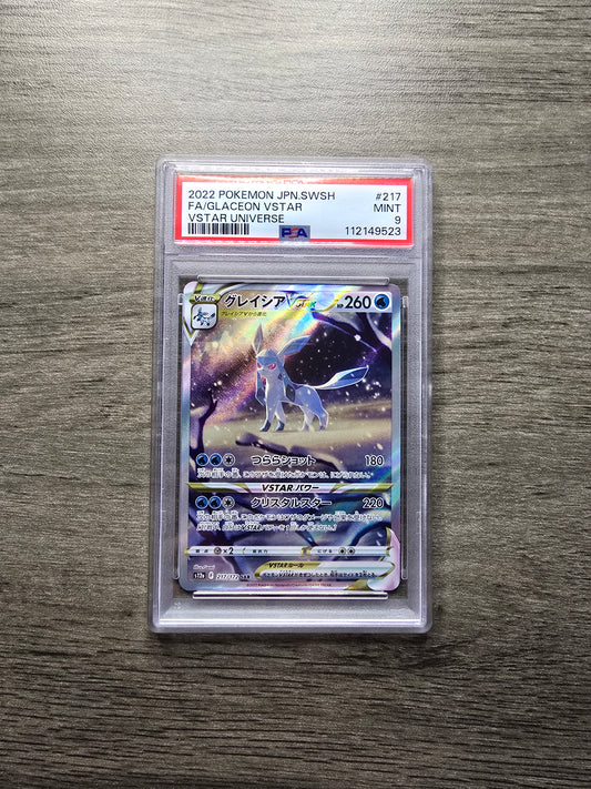 PSA 9 Glaceon VSTAR #217