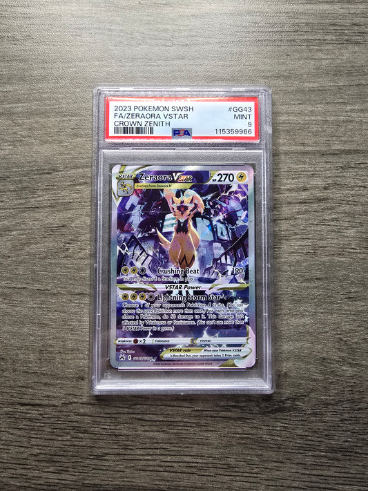 PSA 9 Zeraora VSTAR #GG43