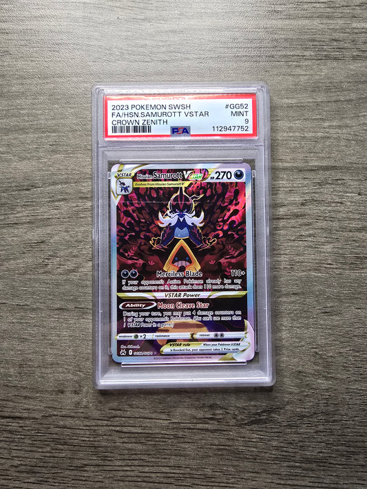 PSA 9 Hisuian Samurott VStar #GG52