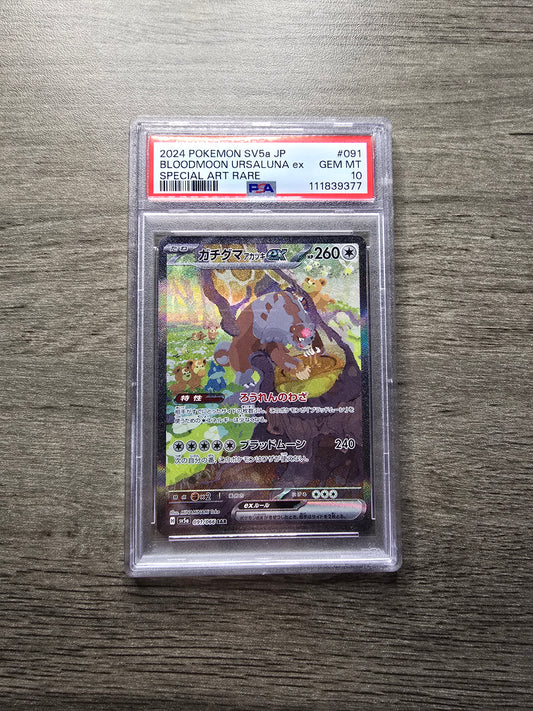 PSA 10 Bloodmoon Ursaluna ex #91