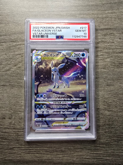 PSA 10 Glaceon VSTAR #217