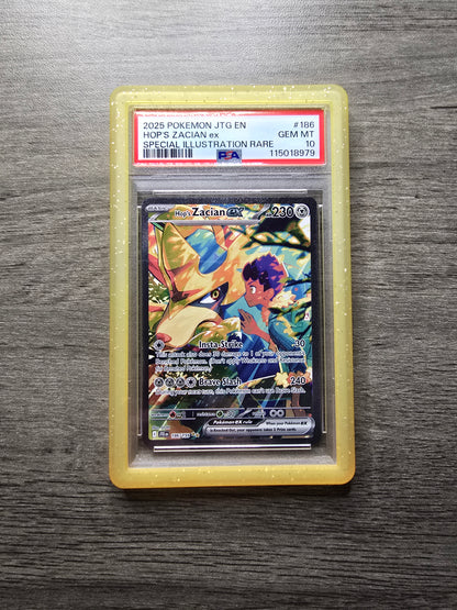 PSA 10 Hop's Zacian ex #186