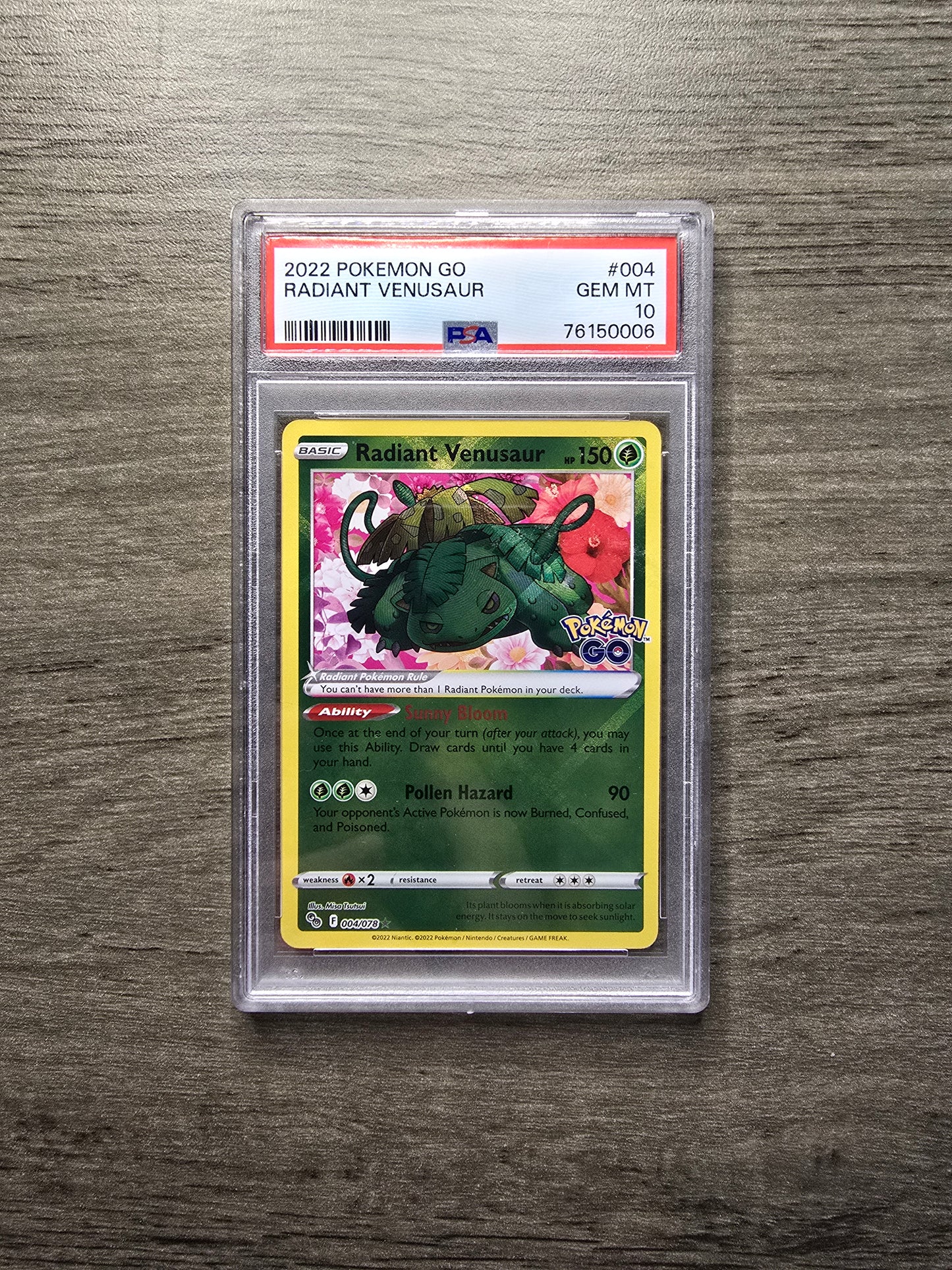 PSA 10 Radiant Venusaur #4