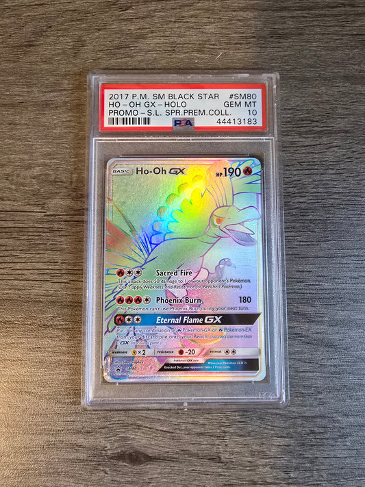 PSA 10 Ho-Oh GX #SM80 Pokemon Promo