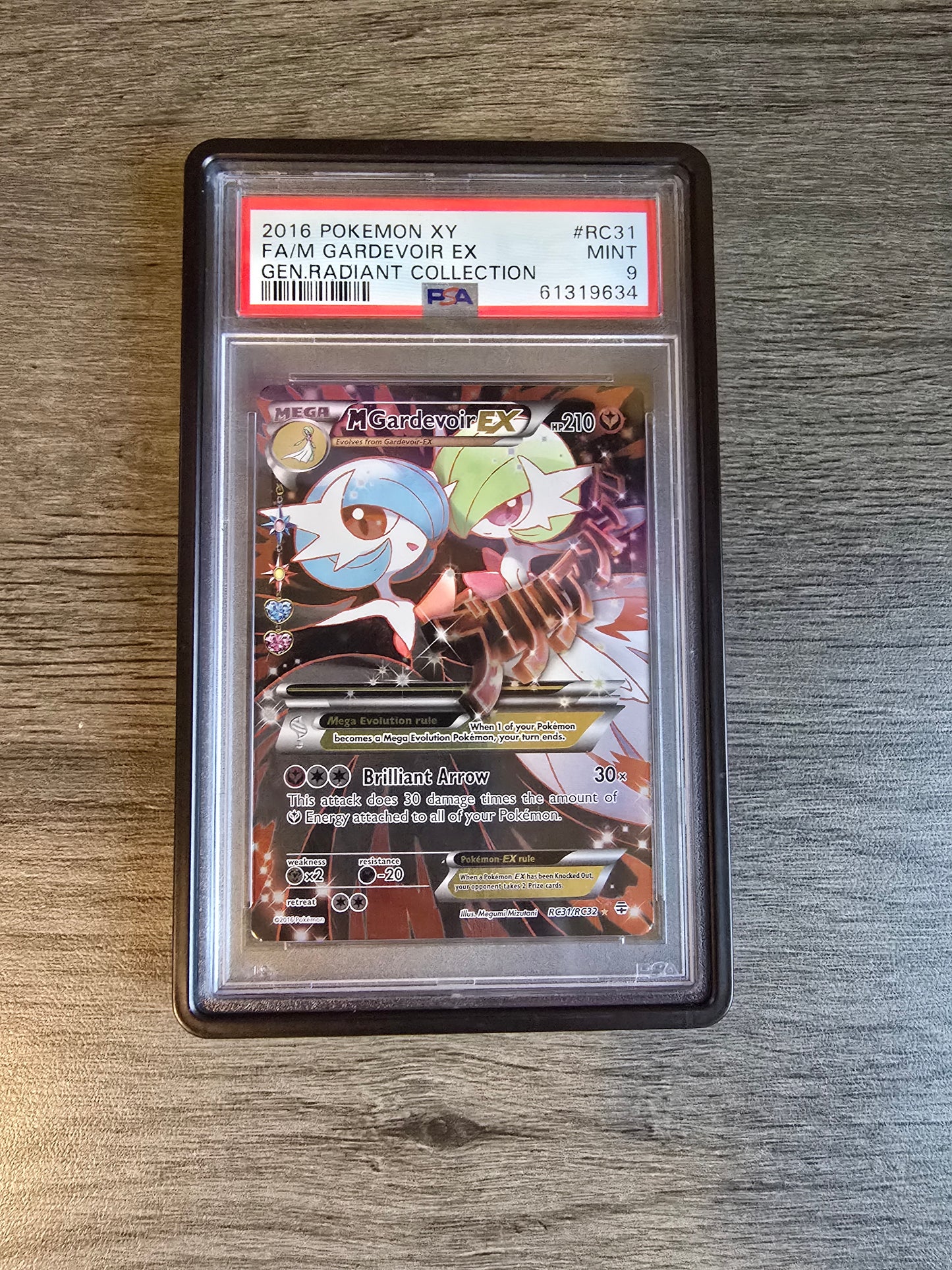 PSA 9 M Gardevoir EX #RC31