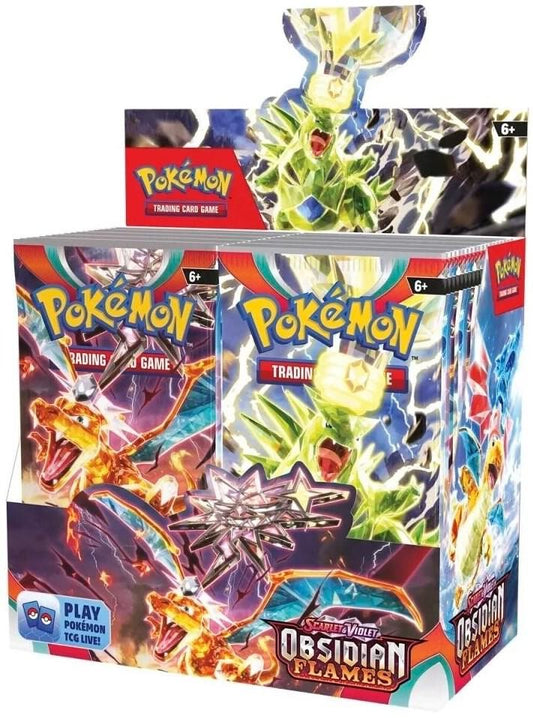Obsidian Flames Booster Box (W Acrylic Case)