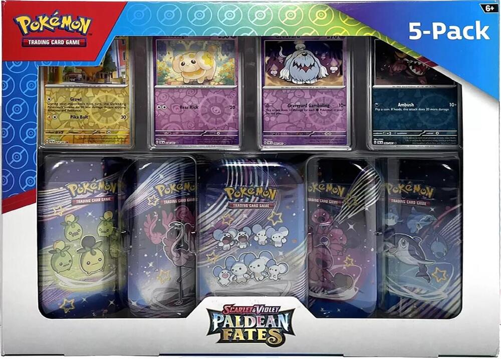 Paldean Fates Mini Tin 5-pack