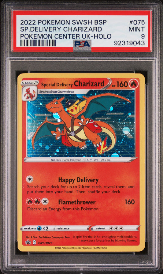 Delivery Charizard PSA 9