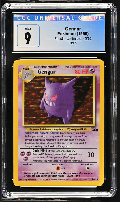 Gengar Fossil CGC 9