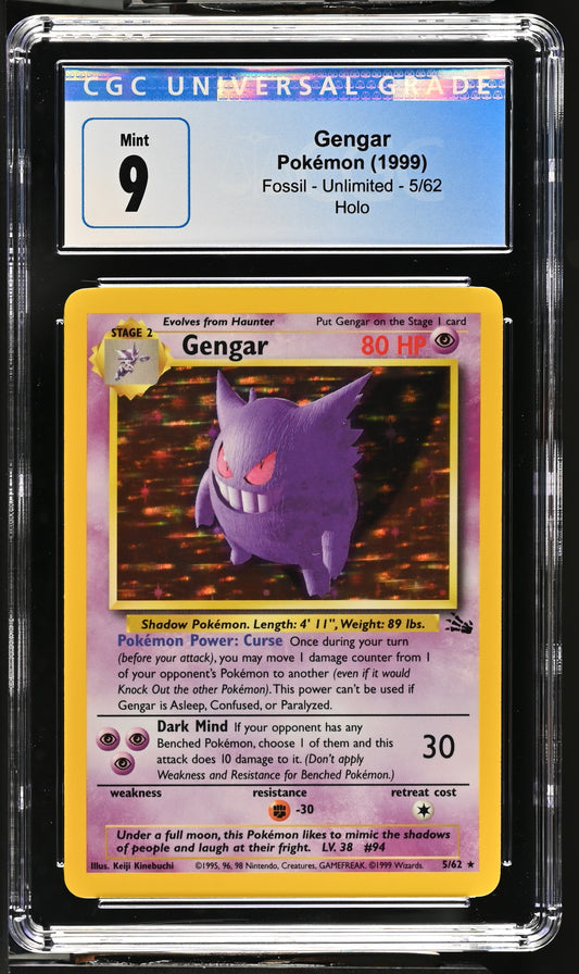 Gengar Fossil CGC 9