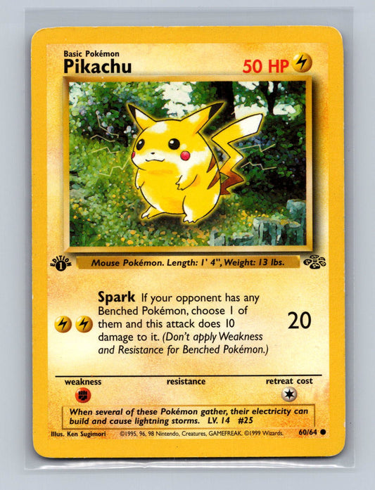 Pikachu [1st Edition] #60 Pokemon Jungle