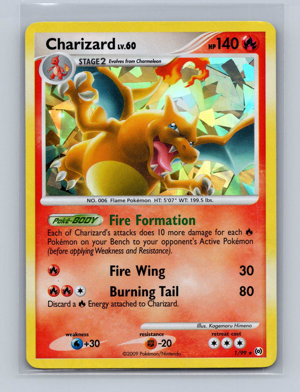Charizard Cracked Ice Holo 1