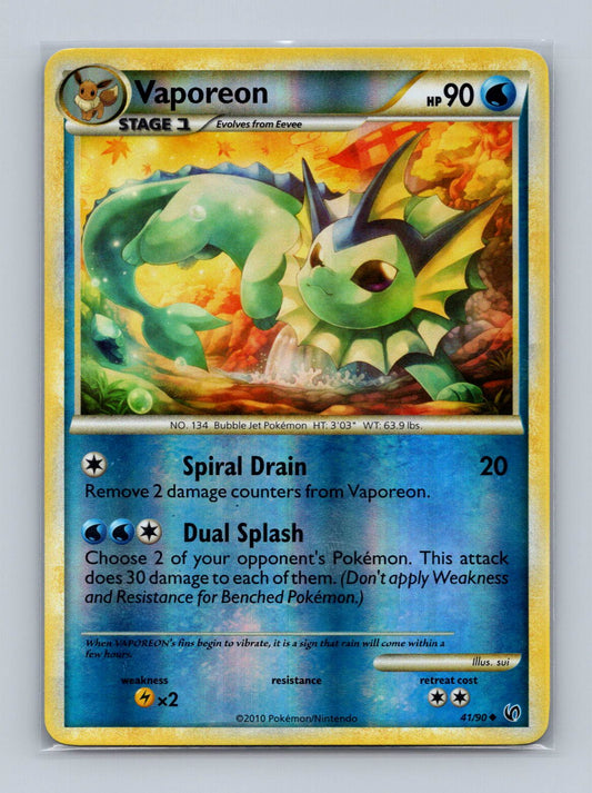 Vaporeon Reverse Holo #41 Undaunted