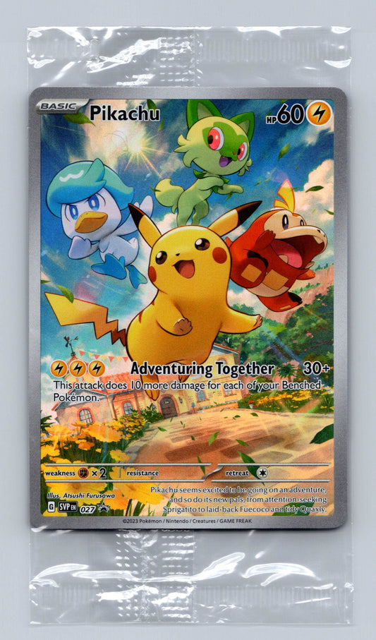 Pikachu 027 Sealed promo