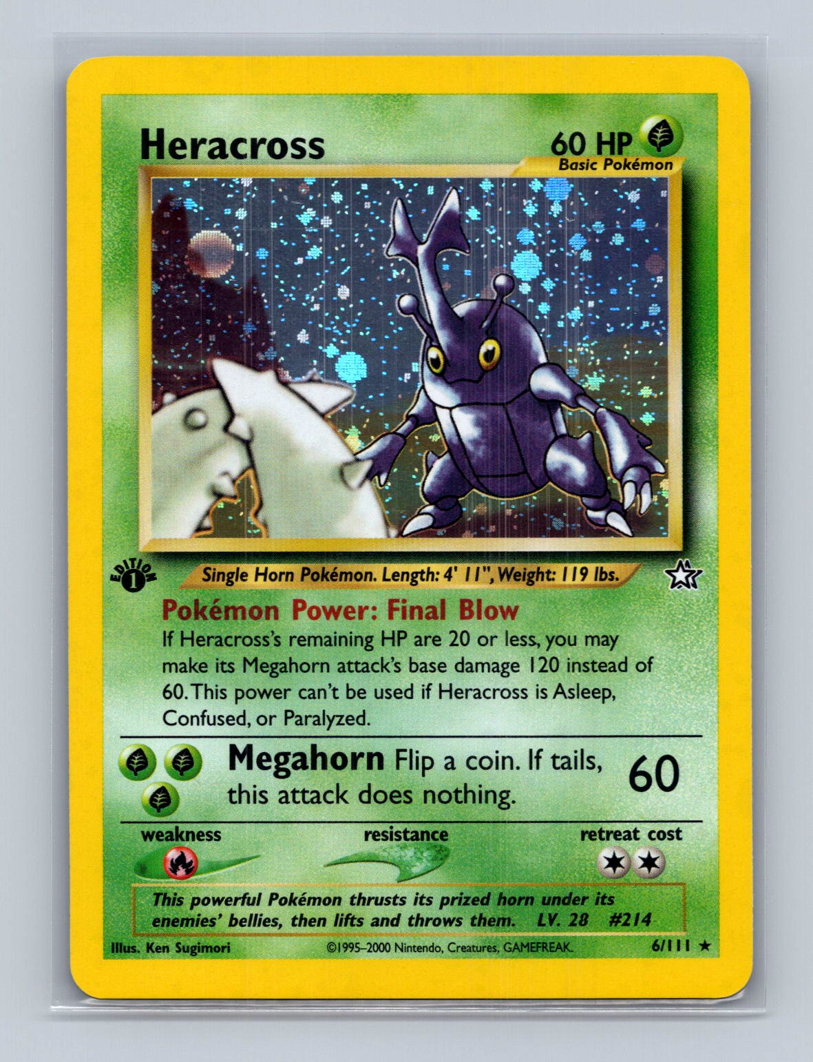 Heracross 1st Edition