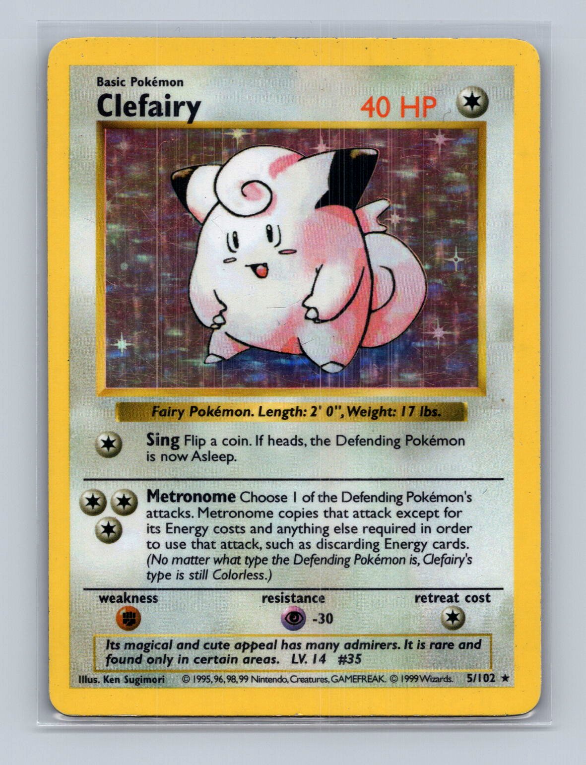 Clefairy  - Base Set (Shadowless)