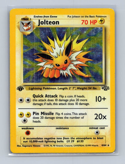Jolteon 1st Edition (4) - Jungle