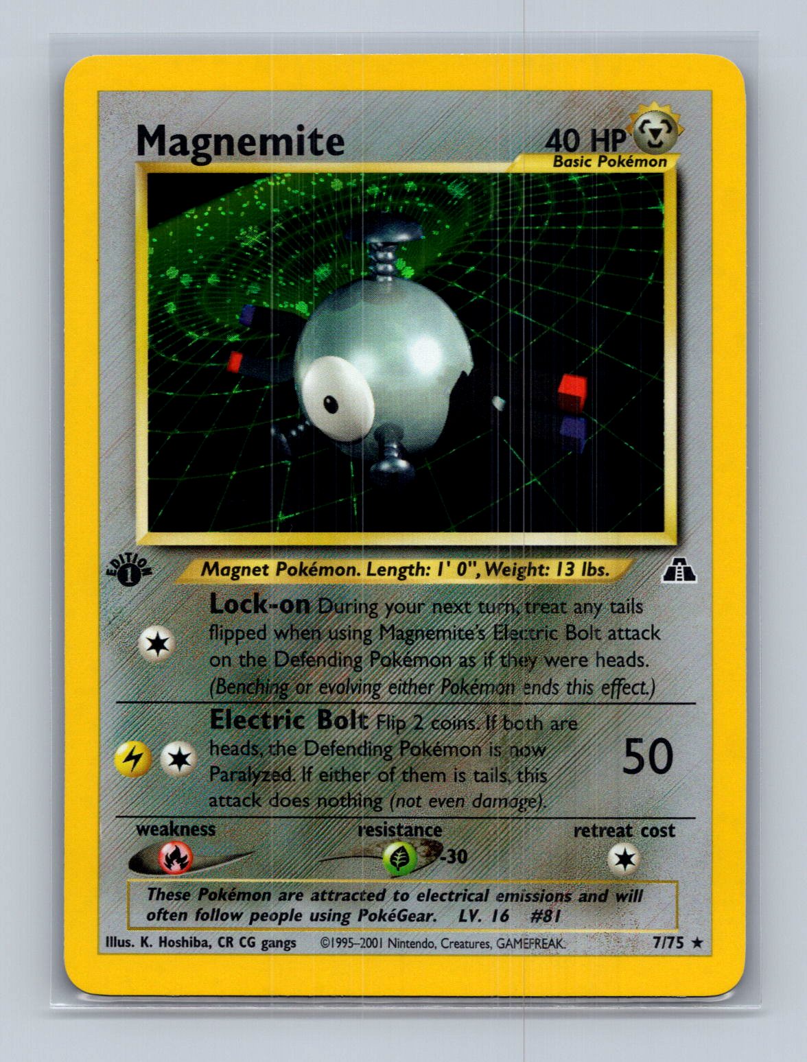 Magnemite (7) 1st Edition - Neo Discovery