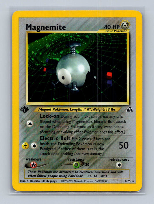 Magnemite (7) 1st Edition - Neo Discovery