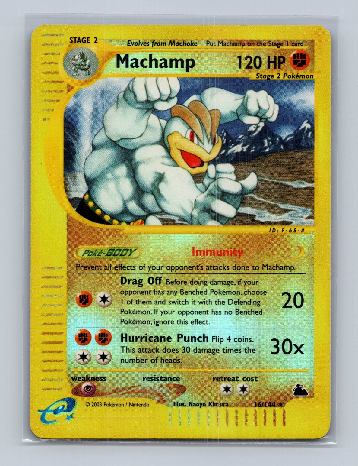Machamp (16) Reverse Holo - Skyridge