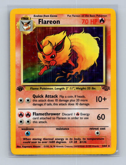 Flareon (3) 1st Edition - Jungle