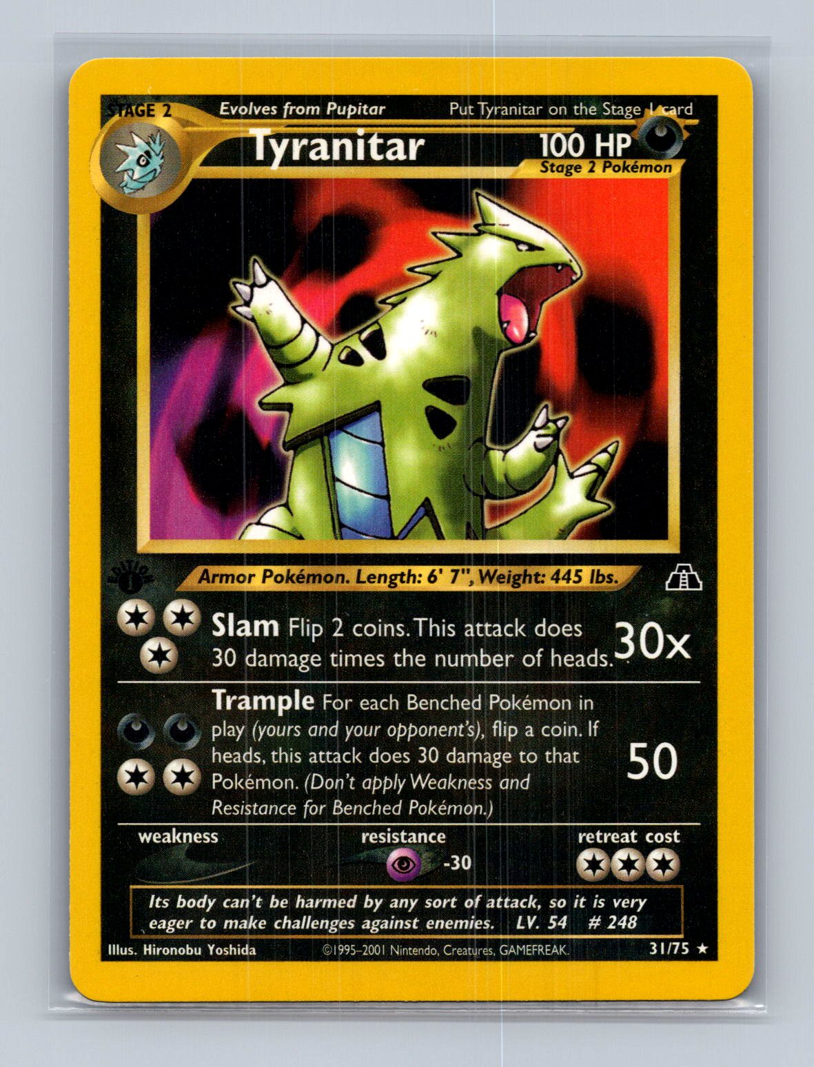 Tyranitar (31) 1st Edition - Neo Discovery