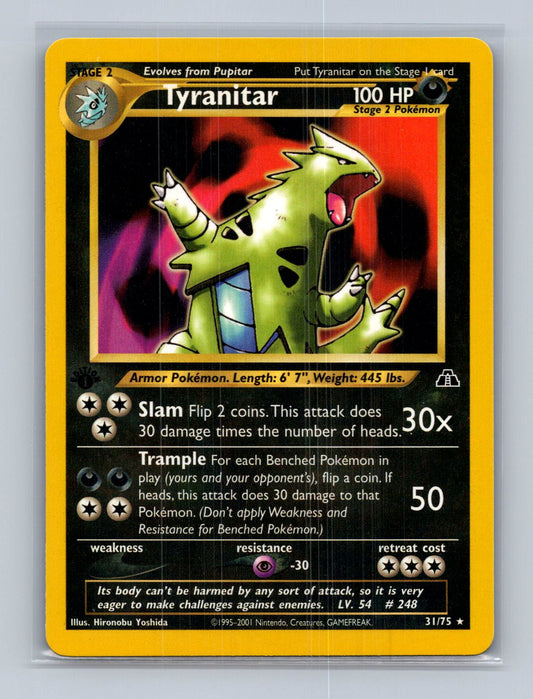 Tyranitar (31) 1st Edition - Neo Discovery