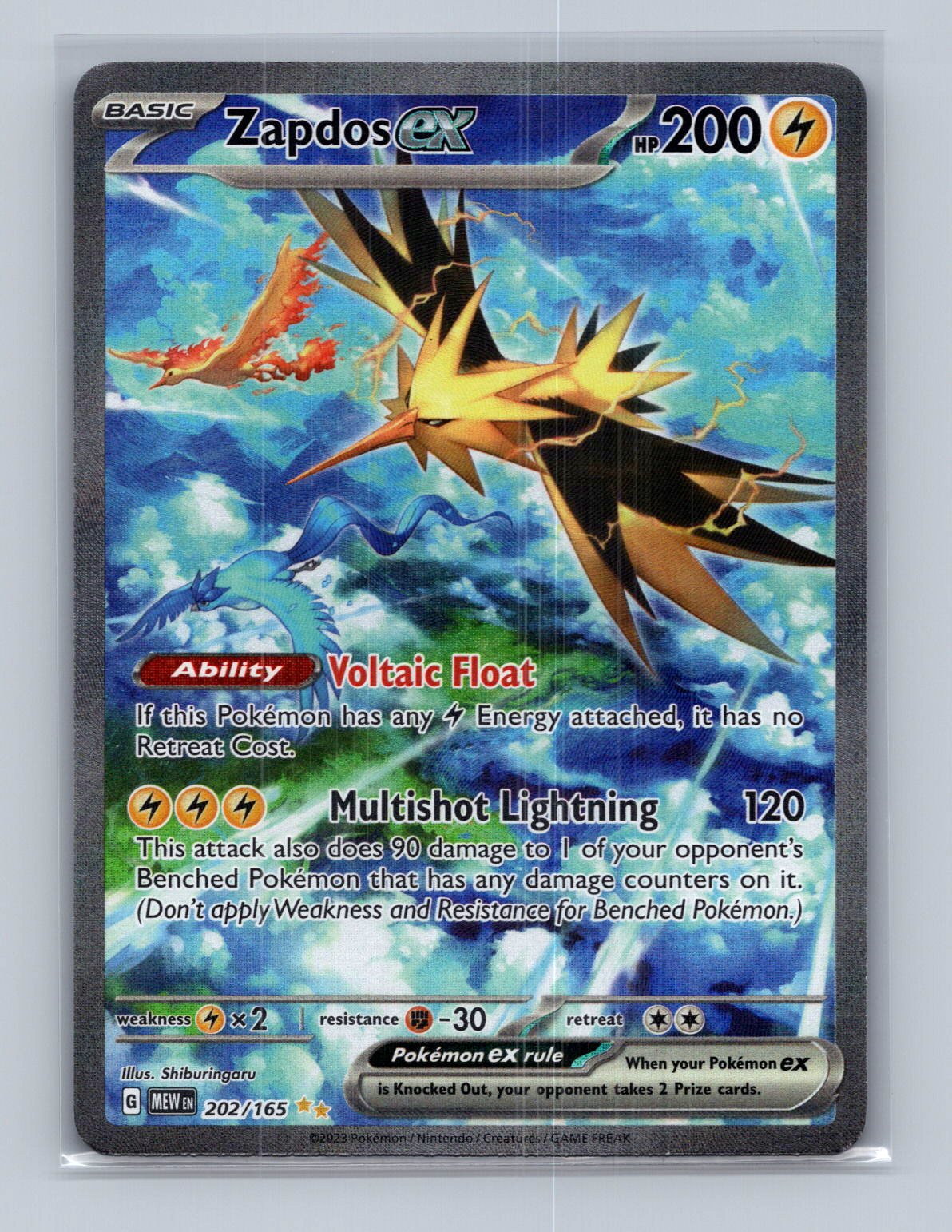 Zapdos ex - 202/165
