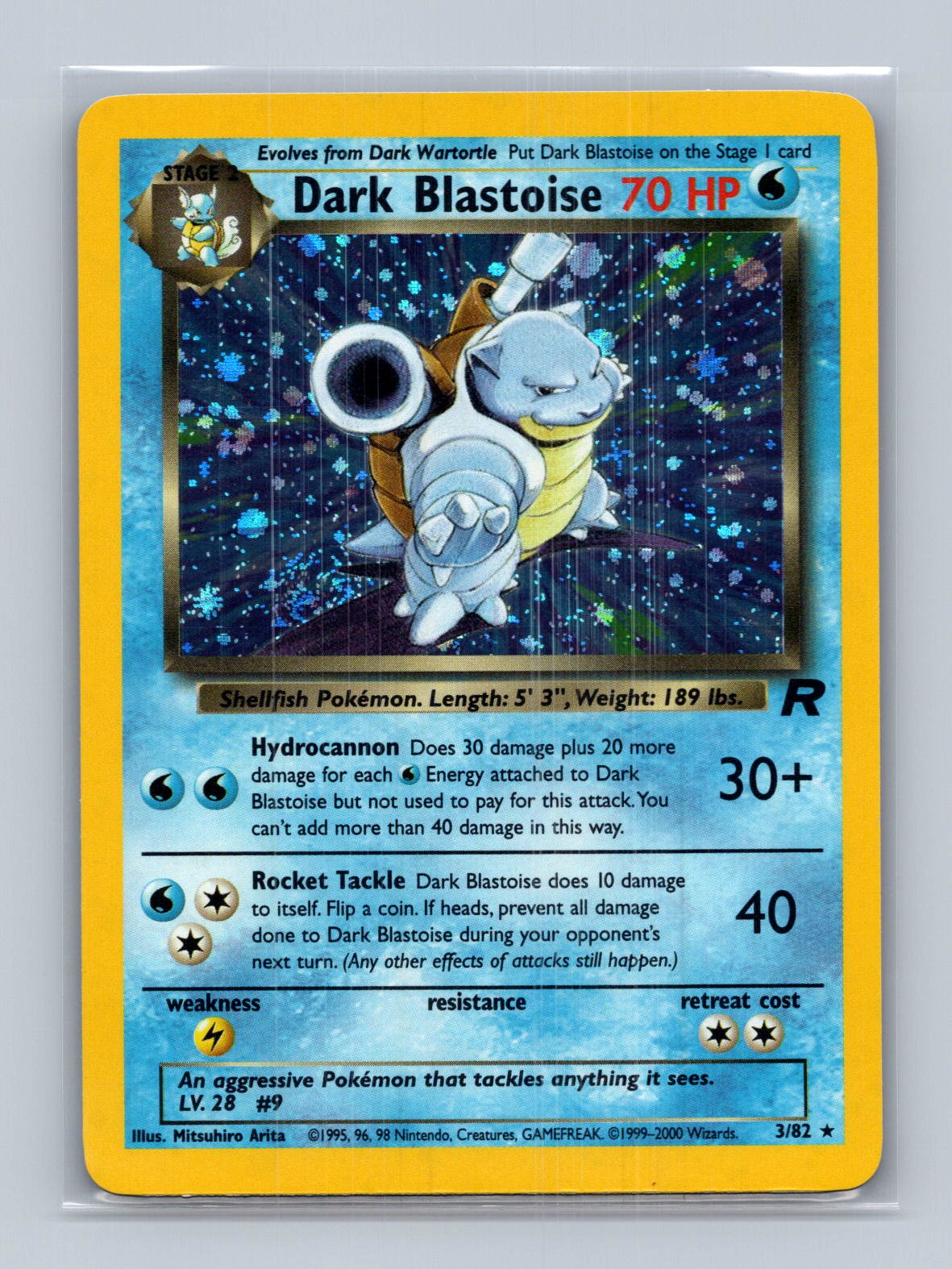 Dark Blastoise (3) - Team Rocket