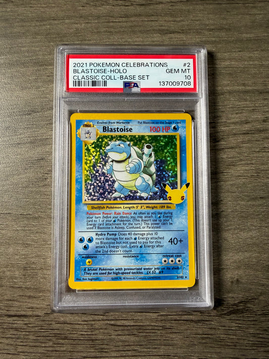 PSA 10 Blastoise #2 Celebrations