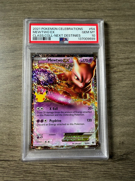 PSA 10 Mewtwo EX #54 Celebrations
